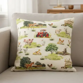 Țesătură decorativă Cosy Farm Animals digital print