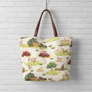 Țesătură decorativă Cosy Farm Animals digital print