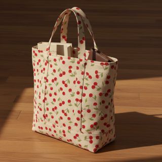 Țesătură decorativă Linenlook premium Cherry Happy Joy