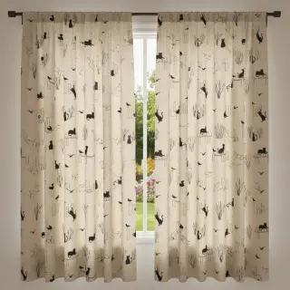 Țesătură decorativă Linenlook premium Cat Sea Life