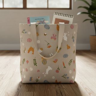 Țesătură decorativă Linenlook premium Easter Doodle Icon