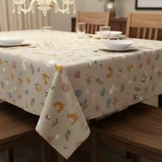 Țesătură decorativă Linenlook premium Easter Doodle Icon