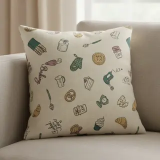 Țesătură decorativă Linenlook premium Bake Off Doodle