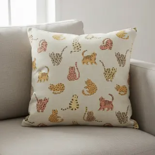 Țesătură decorativă Linenlook premium Cute Wild Cat
