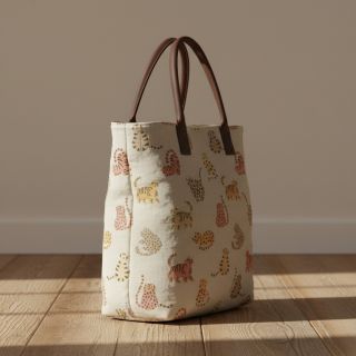 Țesătură decorativă Linenlook premium Cute Wild Cat