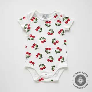 Tricot Cherries digital print