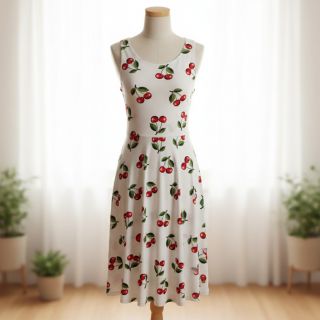 Tricot Cherries digital print