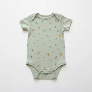 Tricot Bunnies sage ORGANIC