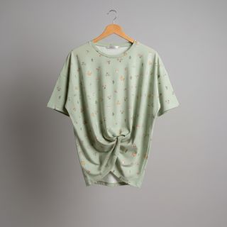 Tricot Bunnies sage ORGANIC