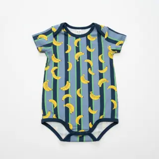 Tricot Fruits Banana petrol