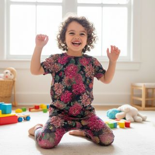 Tricot Flowers paradise digital print