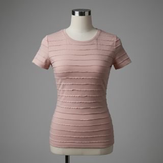 Tricot RUFFLES powder pink