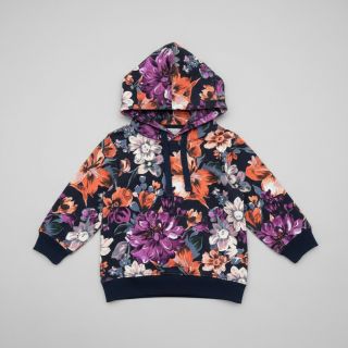 Jerse trening Flower Luna navy digital print