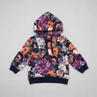 Jerse trening Flower Luna navy digital print