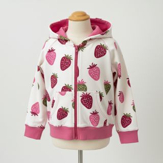 Jerse trening pieptănat JOGGING Strawberries ecru