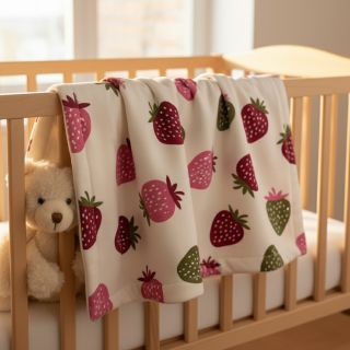 Jerse trening pieptănat JOGGING Strawberries ecru