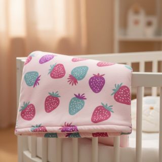 Jerse trening pieptănat JOGGING Strawberries pink