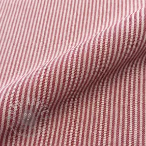 Țesătură decorativă DOBBY Colored stripe cherry