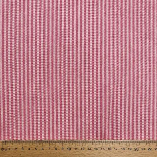 Țesătură decorativă DOBBY Colored stripe fuchsia
