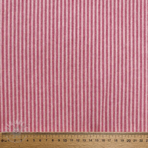 Țesătură decorativă DOBBY Colored stripe fuchsia