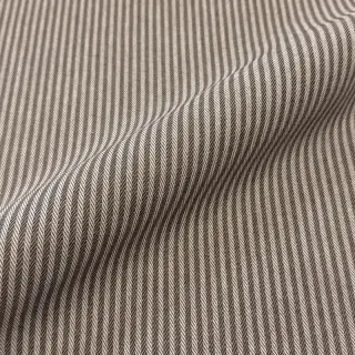 Țesătură decorativă DOBBY Colored stripe coffee