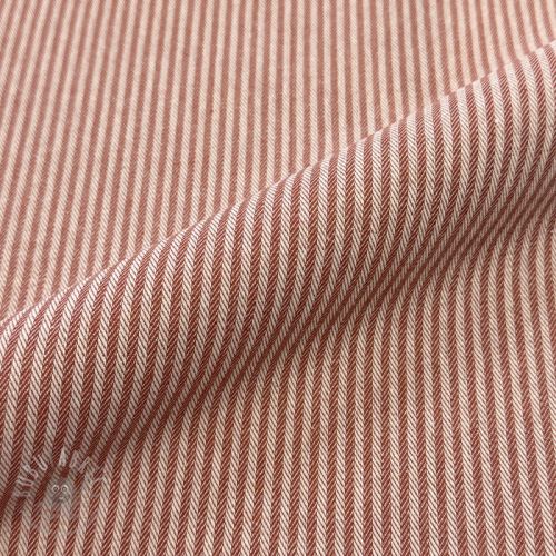 Țesătură decorativă DOBBY Colored stripe dark orange