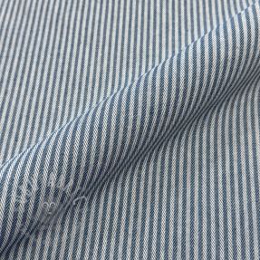 Țesătură decorativă DOBBY Colored stripe blue