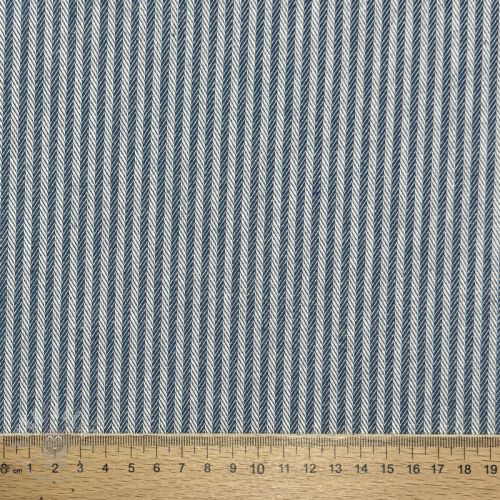 Țesătură decorativă DOBBY Colored stripe blue