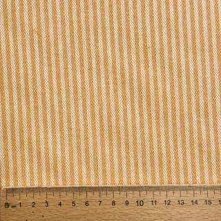 Țesătură decorativă DOBBY Colored stripe ochre