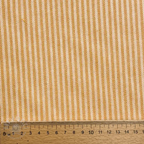 Țesătură decorativă DOBBY Colored stripe ochre