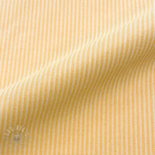 Țesătură decorativă DOBBY Colored stripe warm yellow