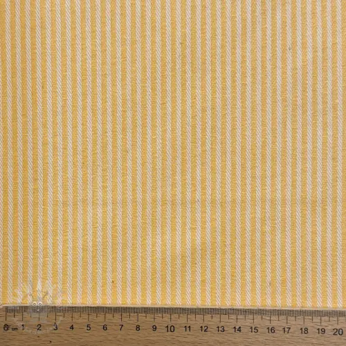 Țesătură decorativă DOBBY Colored stripe warm yellow