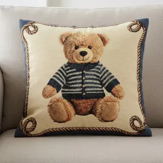 Țesătură decorativă GOBELIN PREMIUM Teddy Bear Nautic PANEL