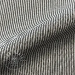 Țesătură decorativă DOBBY Colored stripe graphite