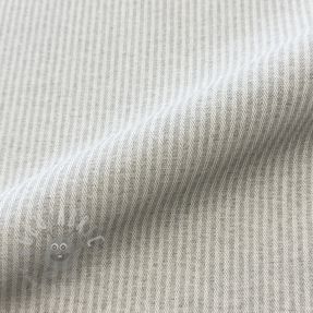 Țesătură decorativă DOBBY Colored stripe light grey