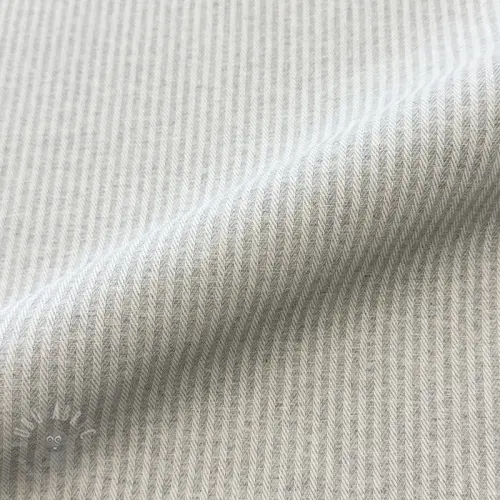 Țesătură decorativă DOBBY Colored stripe light grey