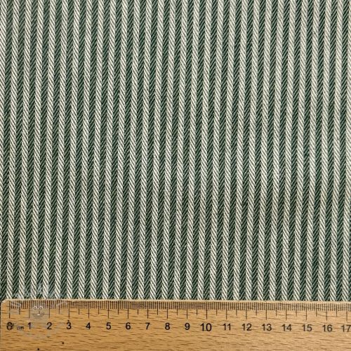 Țesătură decorativă DOBBY Colored stripe bottle green