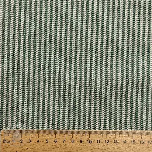 Țesătură decorativă DOBBY Colored stripe bottle green