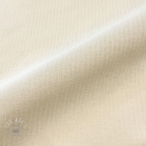 Țesătură decorativă DOBBY Colored stripe naturel