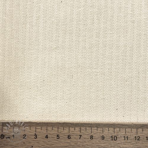 Țesătură decorativă DOBBY Colored stripe naturel