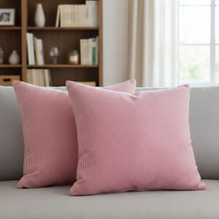 Țesătură decorativă DOBBY Colored stripe fuchsia