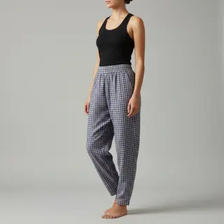 Țesătură din bumbac YARN DYED Check Anabel teal