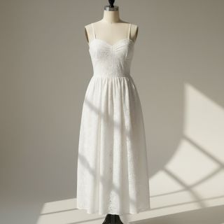 Țesătură din bumbac EMBROIDERY 2 side Camelia