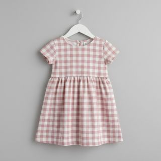 Țesătură din bumbac FLANNEL BIG Check light pink