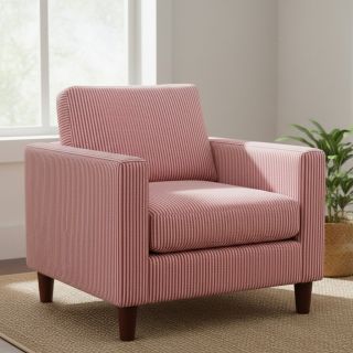 Țesătură decorativă DOBBY Colored stripe cherry