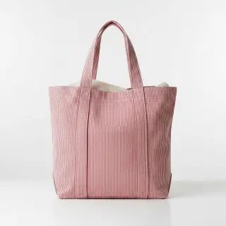 Țesătură decorativă DOBBY Colored stripe cherry
