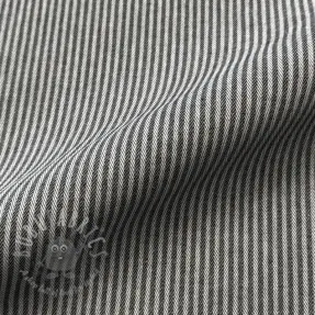 Țesătură decorativă DOBBY Colored stripe black