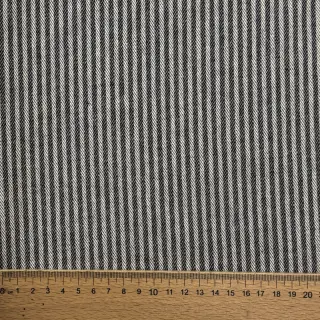Țesătură decorativă DOBBY Colored stripe black