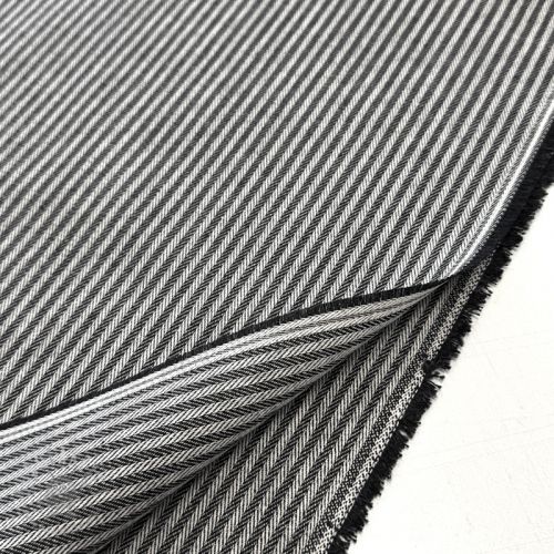 Țesătură decorativă DOBBY Colored stripe black