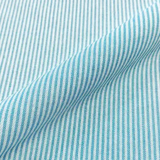 Țesătură decorativă DOBBY Colored stripe turquoise
